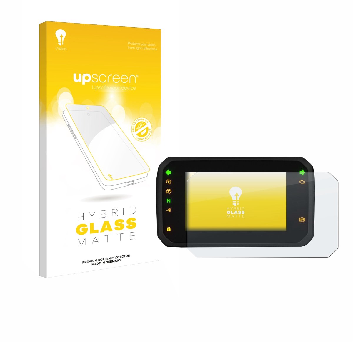 upscreen - Screenprotector voor Honda ADV350 5" - Folie Beschermfolie Beschermglas matte