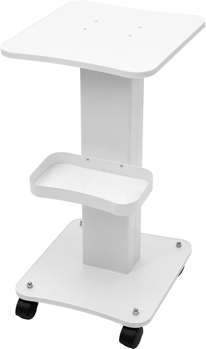 Keukenwagen, nisrek op wielen, 360 graden draaibaar, opbergrek voor keuken, kantoor, badkamer, waskeuken, 38 x 35 x 69 cm