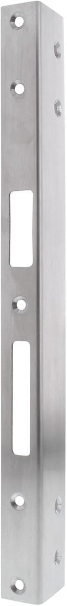 Hoekslotplaat Reparatieslotplaat voor Staalkozijn DIN links Roestvrij staal 330x36x25 mm FE-RS005-LS