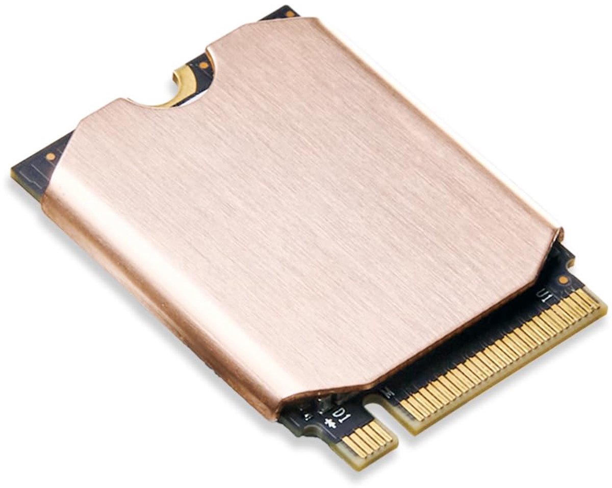 2230 SSD Koperen Koellichaam Cover Hitteschild Cover + Thermopad voor SteamDeck