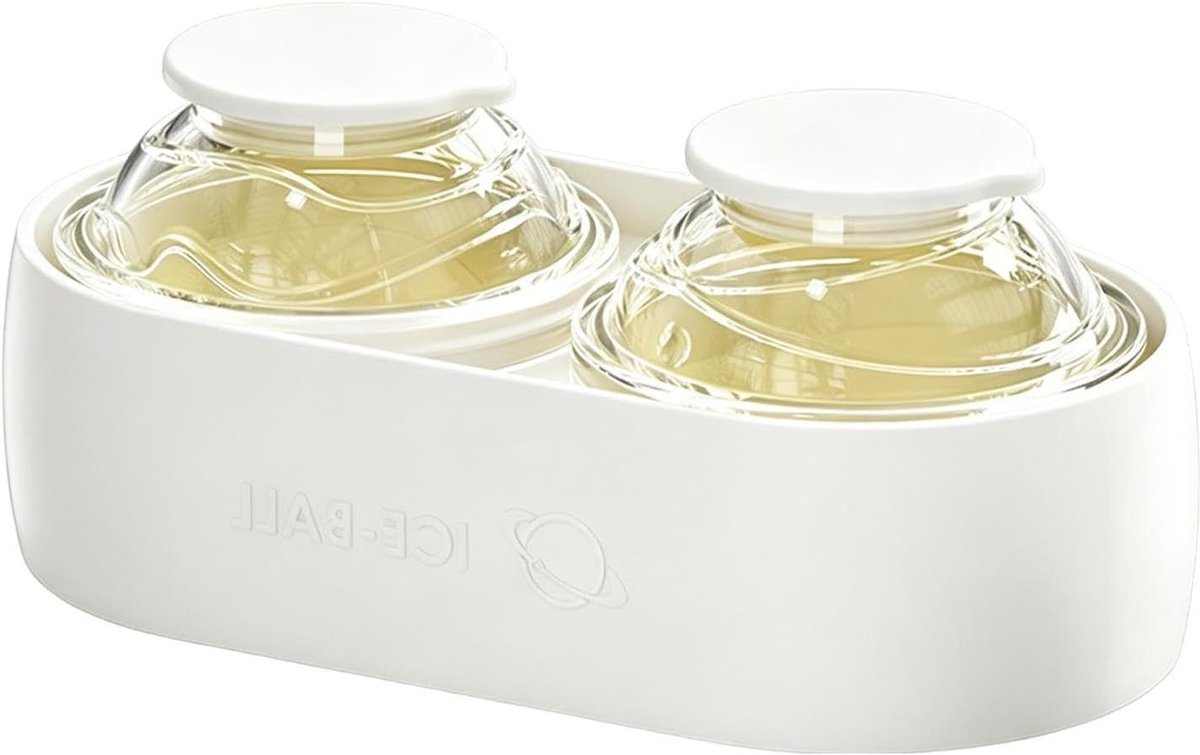 IJsballen Mal - Ronde IJsblokjesvorm - Dranken Koelen - Flexibele Siliconen - 14 x 8 x 6 cm - Groen