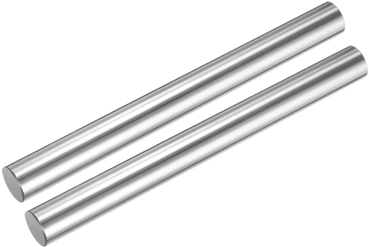 Lineaire bewegingsgeleidingsstang, 16 mm x 150 mm, verchroomd gecementeerd staal, voor lineaire rails, voor 3D-printer, CNC-machine, 2 stuks
