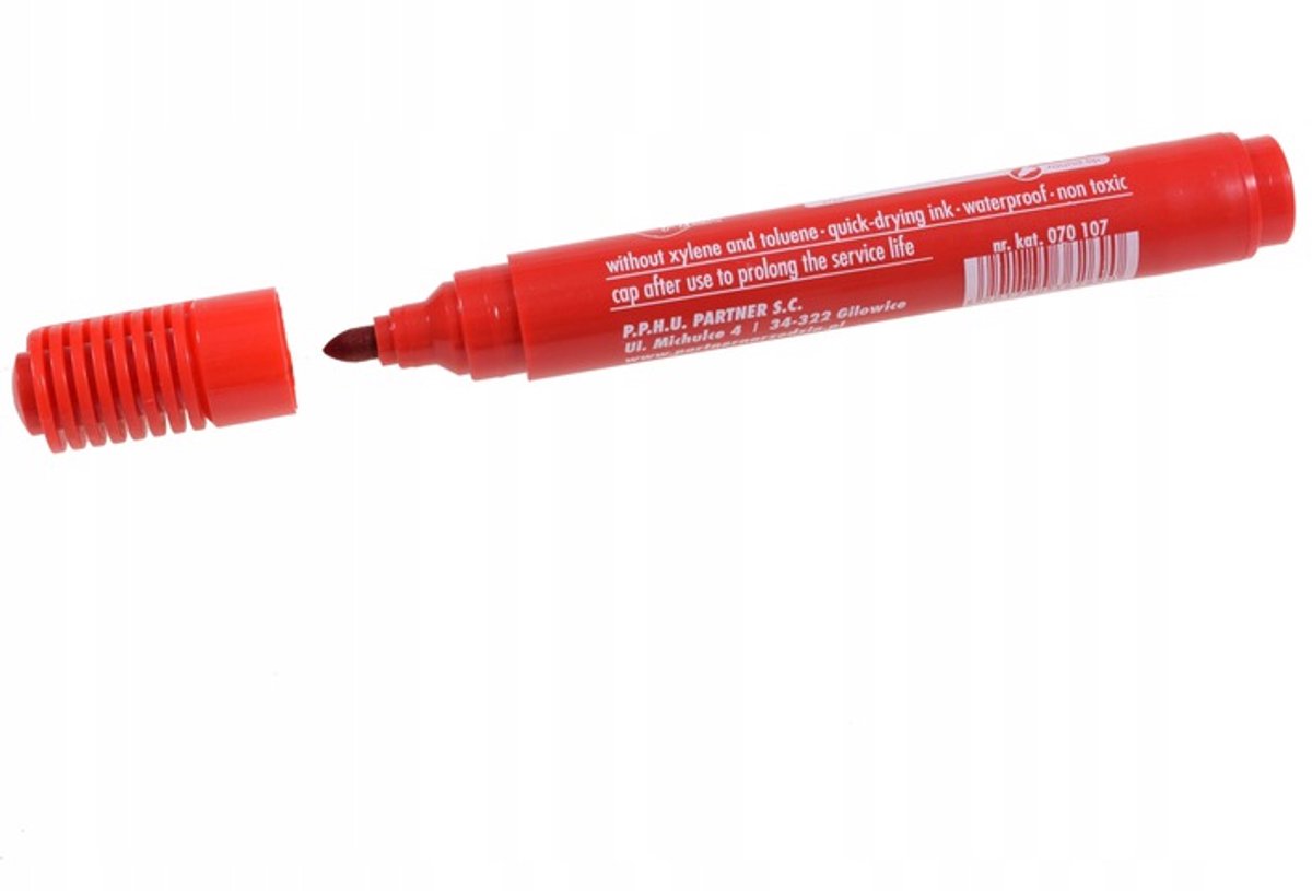 Permanente Marker Rood - Gold Flex, 1 Stuk