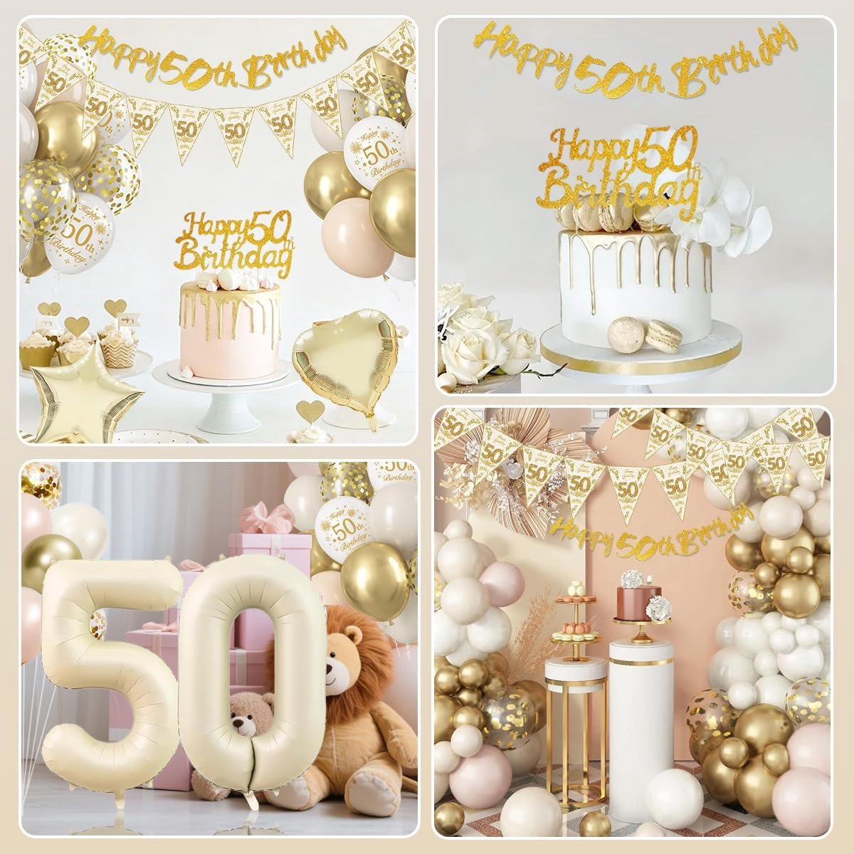 Birthday Decorations (50th) - ShopVlot