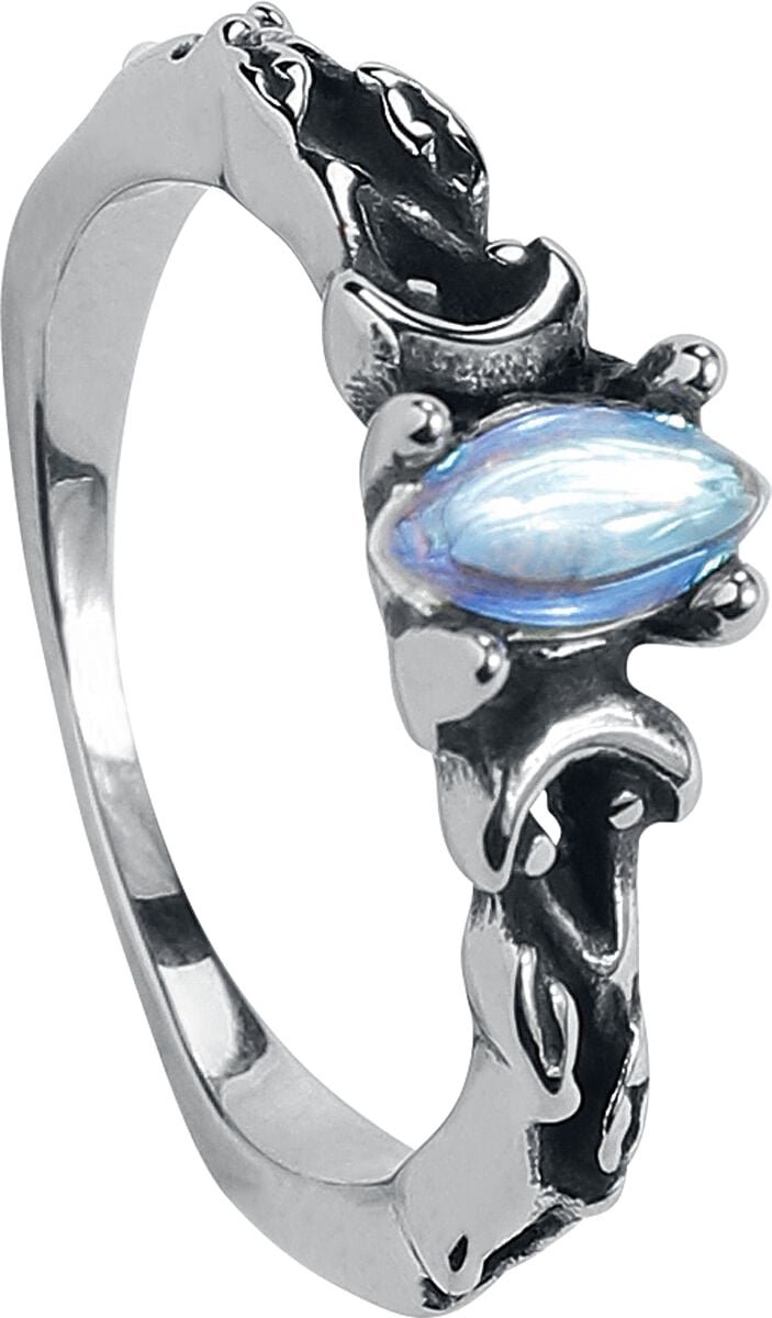 etNox Moon Phase Dames Ring - zilverkleurig - 53