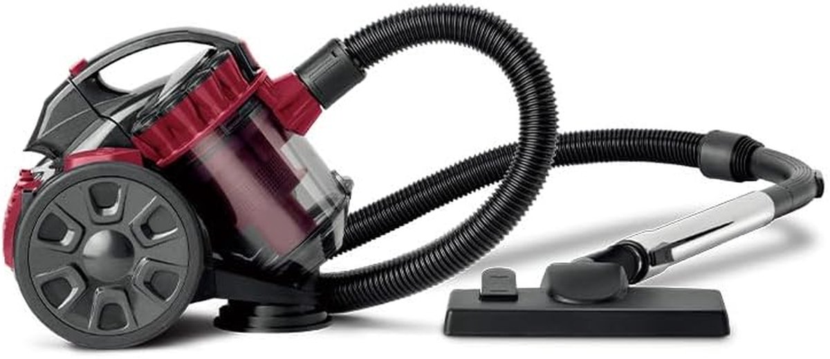 Stofzuiger Zonder Zak - Kruimeldief Krachtig - Huis Reinigen - Multicycloontechnologie - 42 kg - Rood