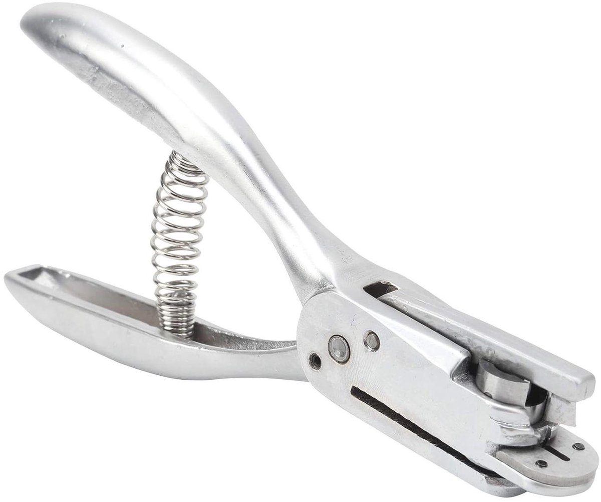 Ponstang - Dubbele Tang - Patronen Maken - Vergulde Afwerking - 15.3 cm - Zilver