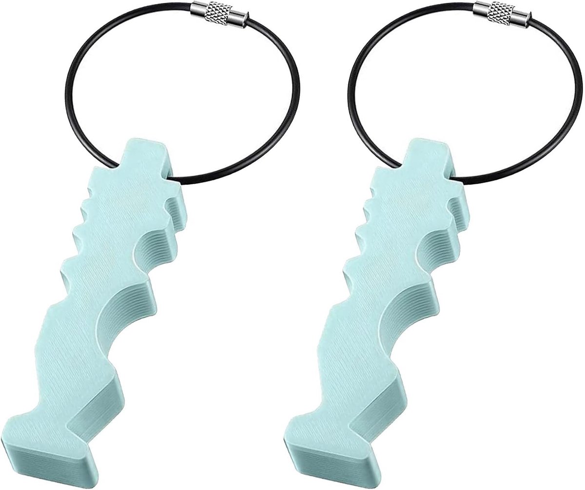 Disc golf reparatietool 2pcs - ergonomisch ontwerp - keychain voor draagbaarheid - snel onderhoud - SnelShoppen