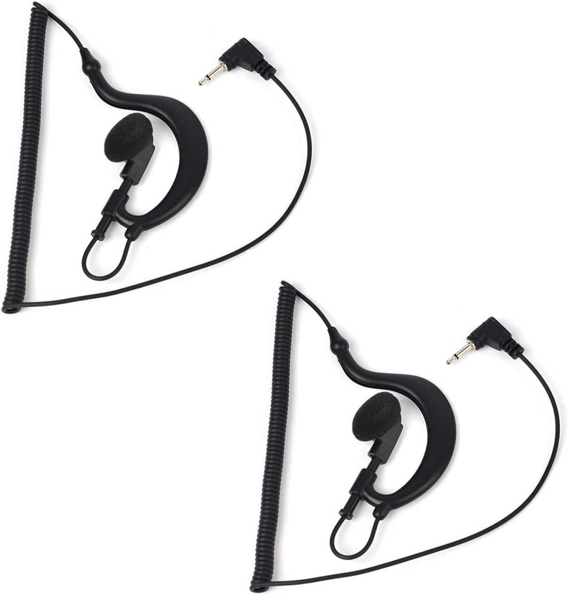Luister earpiece 3.5mm - G-vormige surveillance headset - Comfortabel voor lange draagtijd - SnelShoppen
