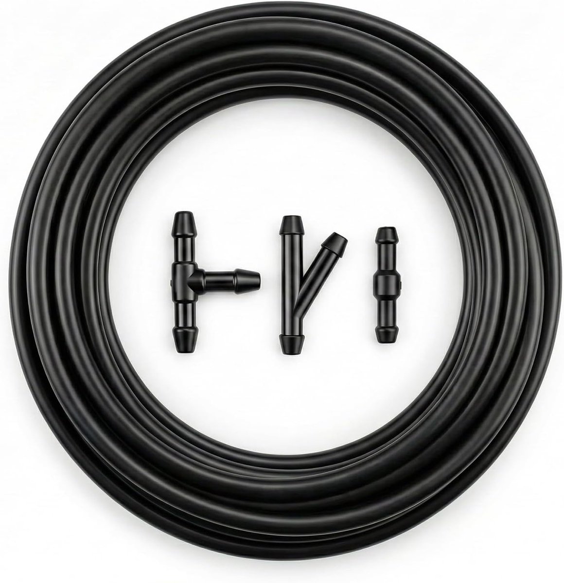 Windscreen washer hose kit 3m - 36-delige Y I T connector set - flexibele rubber en plastic - SnelShoppen