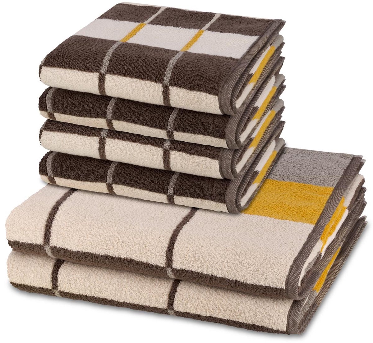 Ross Sonstiges 4 X handdoek 2 X douchehanddoek - in set 6 pack Three Stars