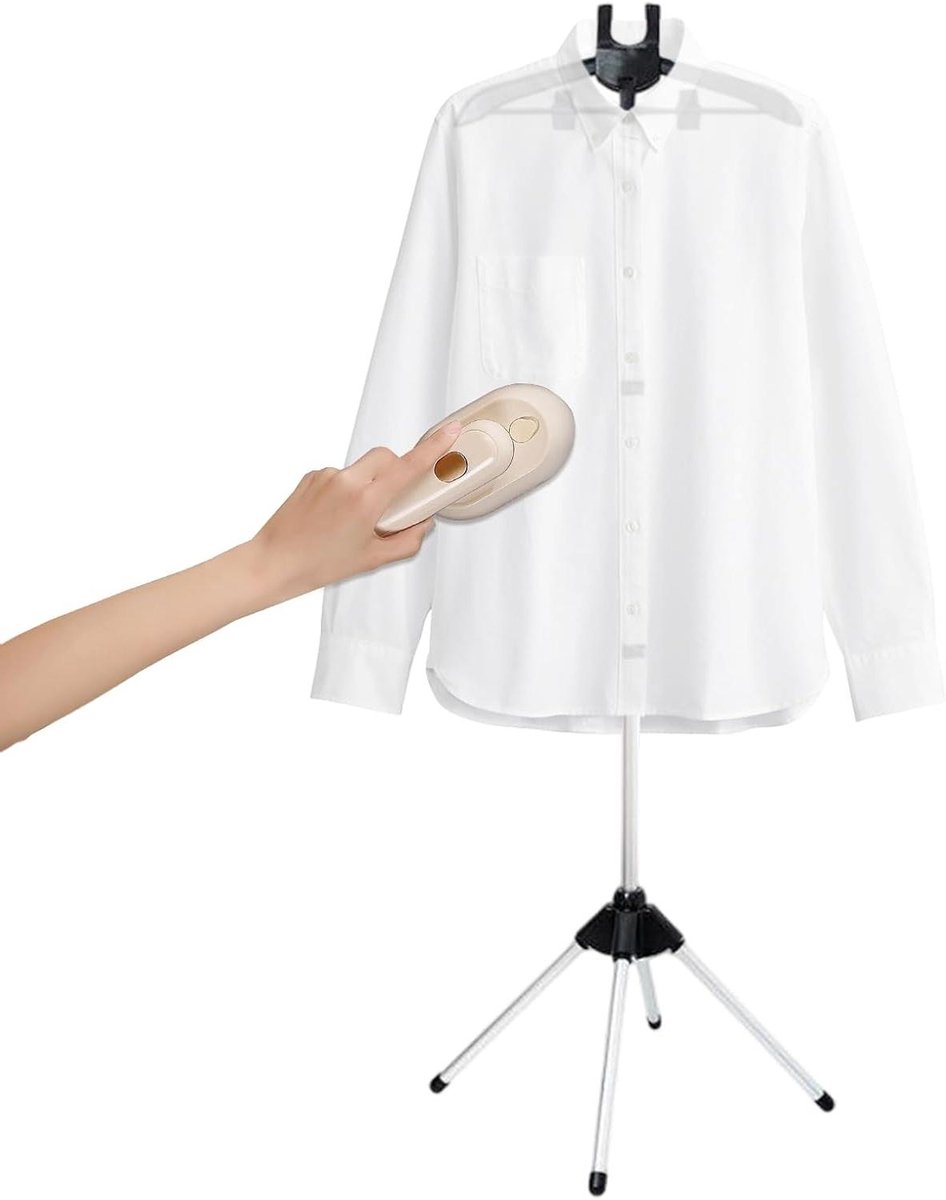 Stoomkledingrek Telescopisch - Kledinghanger Stomerij - Kleding Stomen - Verstelbare Hoogte - 160 cm - Zwart