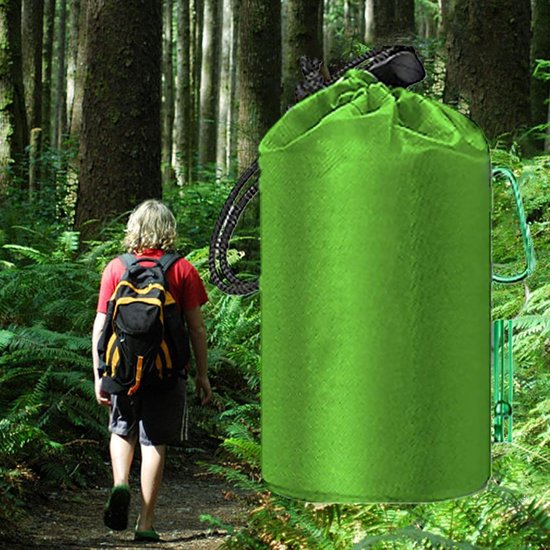 Nood Slaapzak - Survival Deken - Outdoor Avontuur - Waterdicht en Winddicht - 135 Gram - Groen — afbeelding 3