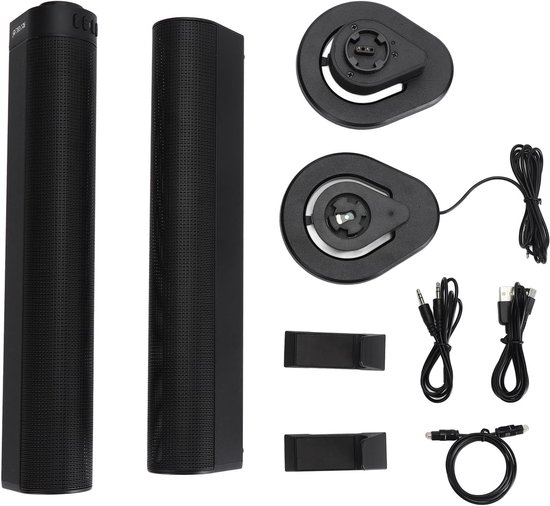 Soundbar Speakers - Verticale Speakers - Home Theater - 4 Wireless Drivers - 40W - Zwart — afbeelding 5