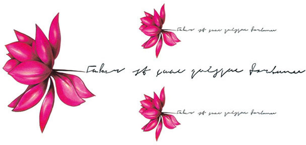 Tijdelijke tattoo Whispers of the Lotus 3 dagen