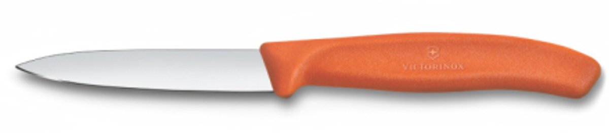 Victorinox Swiss Classic schilmesje - 8 cm - glad lemmet - spitse punt - oranje