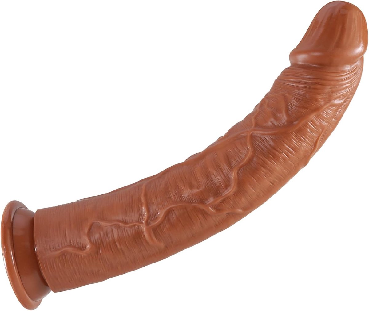 Dildo 14.33 Inch - Realistisch Extra Lang - Sterke Zuignap - Diepe G-spot Stimulatie - ShopVlot