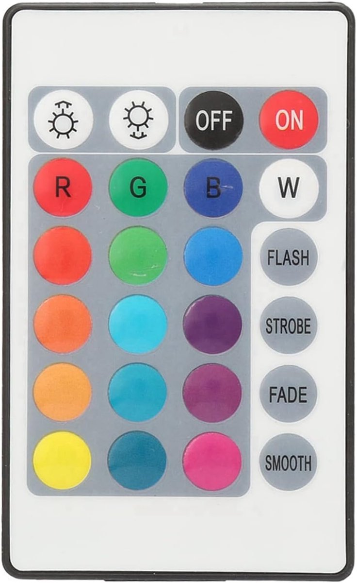 LED Strip 5V 24 Key RGB - Mini USB - Draadloze afstandsbediening - Creëer sfeervolle verlichting - ShopVlot