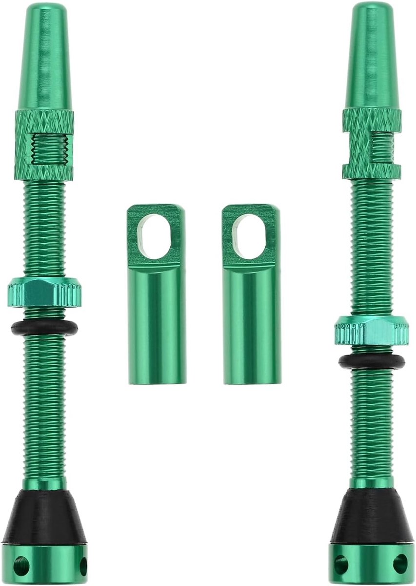 Fietsvluchtventielen 60 mm - Presta aluminium - Geen luchtlekkage - Perfect voor tubeless banden - SnelShoppen