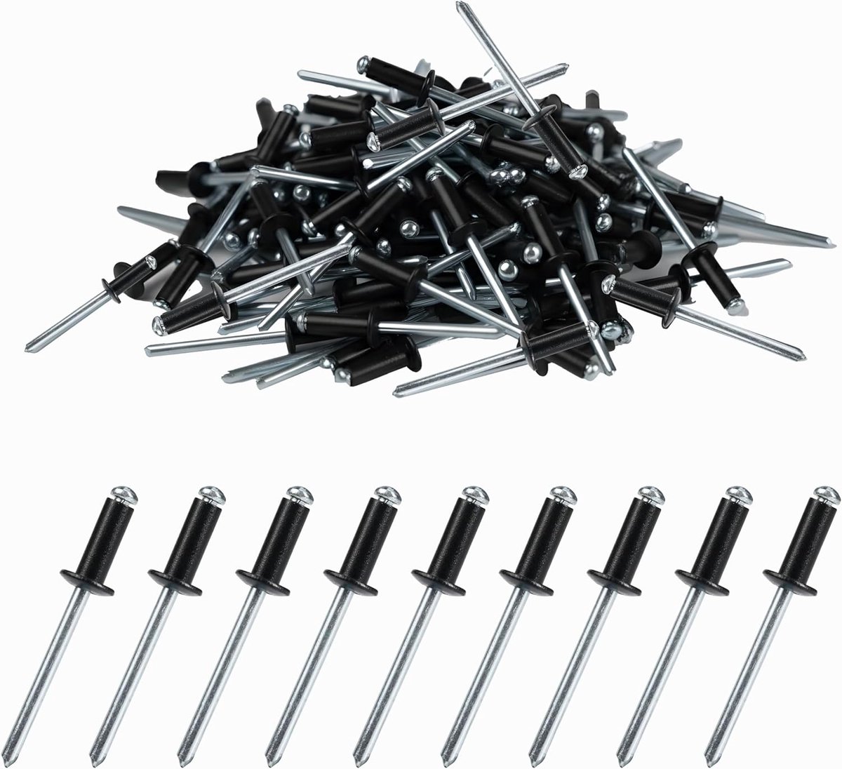 Blindrivetten 4.8mm x 12mm - Rvs - Corrosiebestendig - Sterke verbinding voor binnen en buiten - SnelShoppen