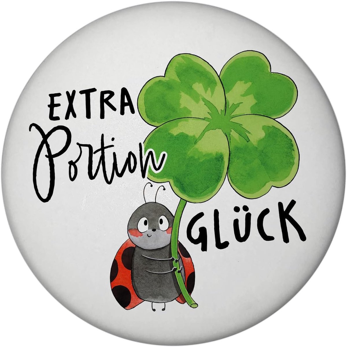 Magnetische ladybug - rond ontwerp - extra portie geluk - perfect voor koelkast - SnelShoppen