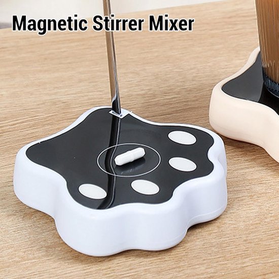 Magnetische Roerder - Roerdermixer Basisplaat - Dranken Mengen - Laag Geluid Trilling - 15 x 15 x 5 cm - Wit — afbeelding 2