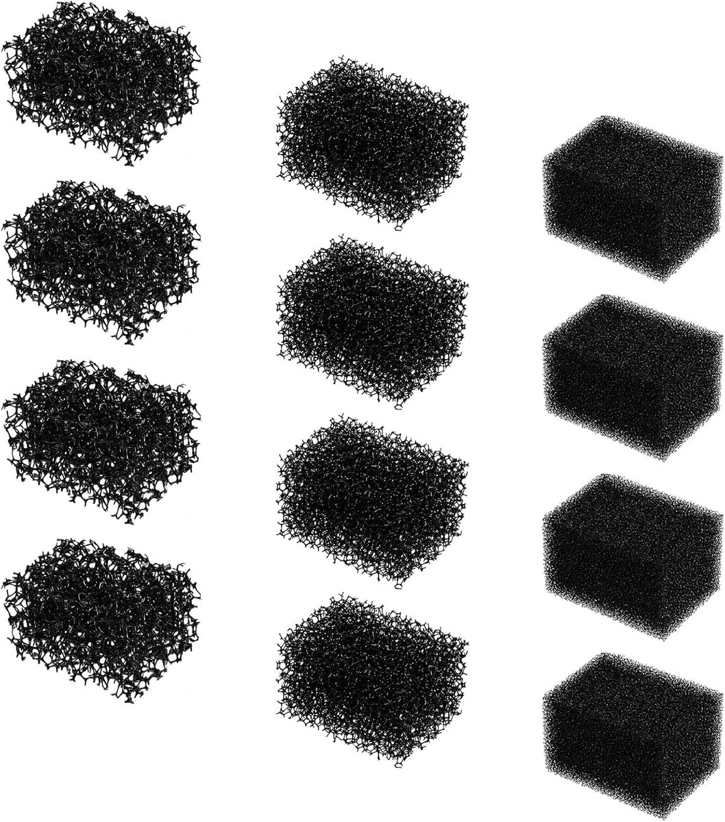 Make-up sponsen set 12 stuks - zwart - special effects - ideaal voor SFX make-up - SnelShoppen