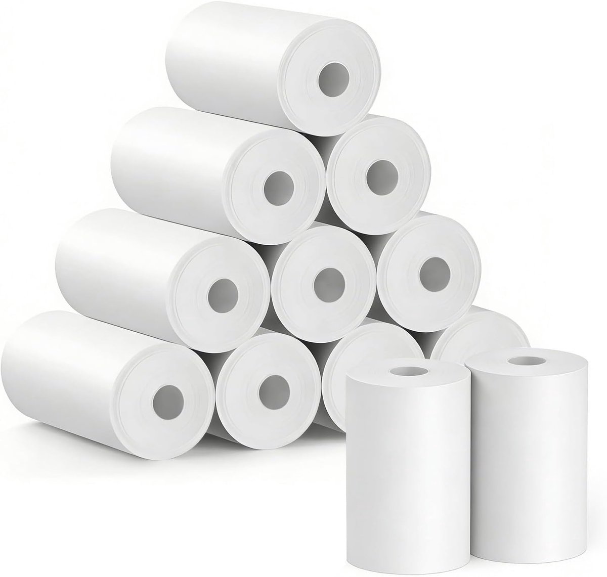 Thermisch papier 57x30mm - 12 rollen - Geschikt voor kindercamera's - Direct afdrukken vanaf camera - SnelShoppen