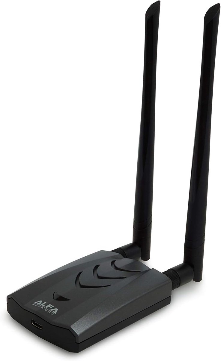 Draadloze USB-C Adapter - AC1200 Dual Band - Lange Bereik met 5dBi Antennes - Betrouwbare Verbinding - SnelShoppen