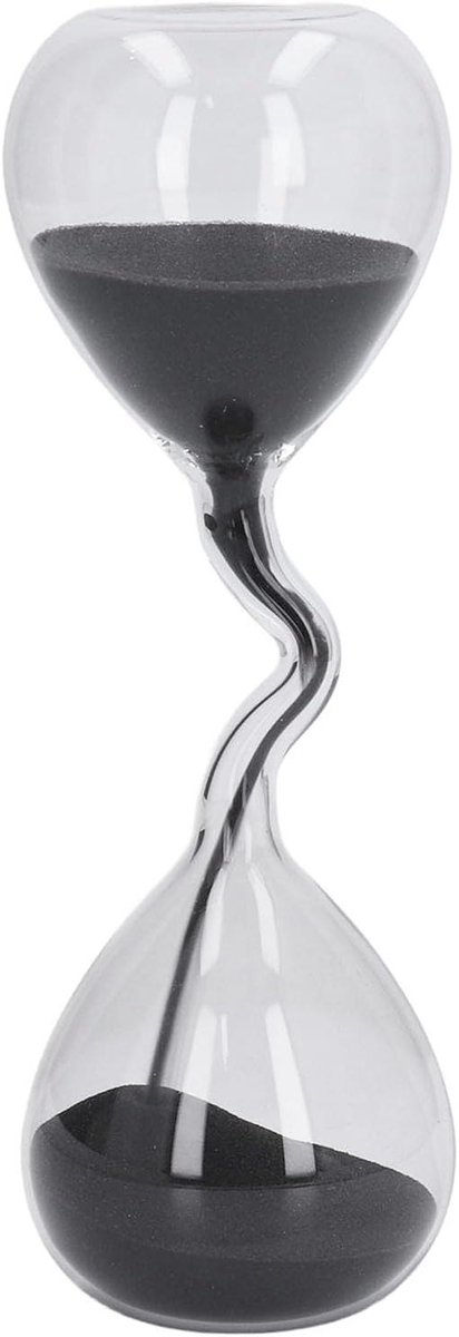 Glazen Zandloper - Zandloper Timer - Tijd Meten - Stil Werken - 20 x 9 x 9 cm - Niet gespecificeerd