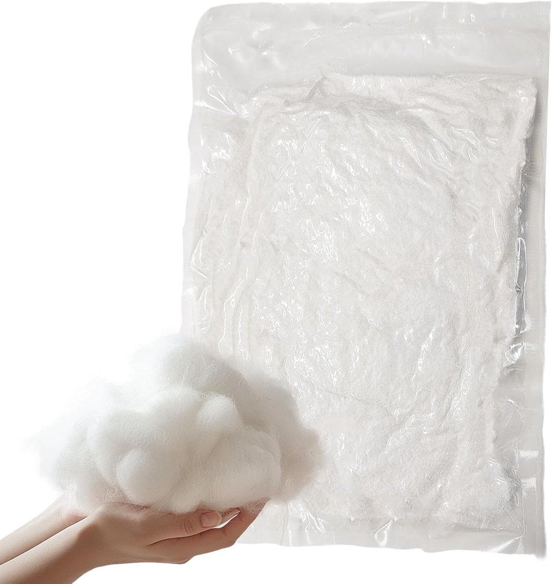 Speelgoedvulling 150 g - polyester fiberfill - ideaal voor knuffeldieren en kussens - eenvoudig te gebruiken - SnelShoppen