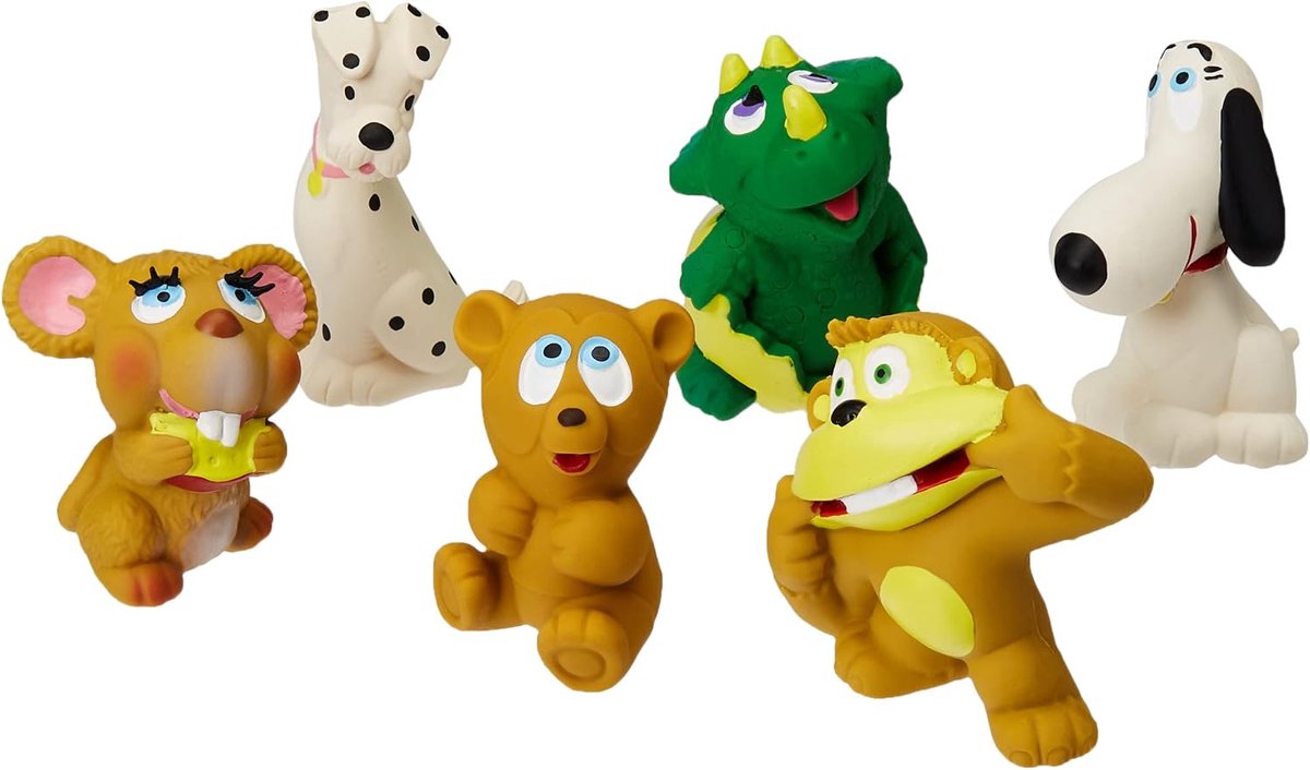 Verpakking met 6 speeltjes voor huisdieren