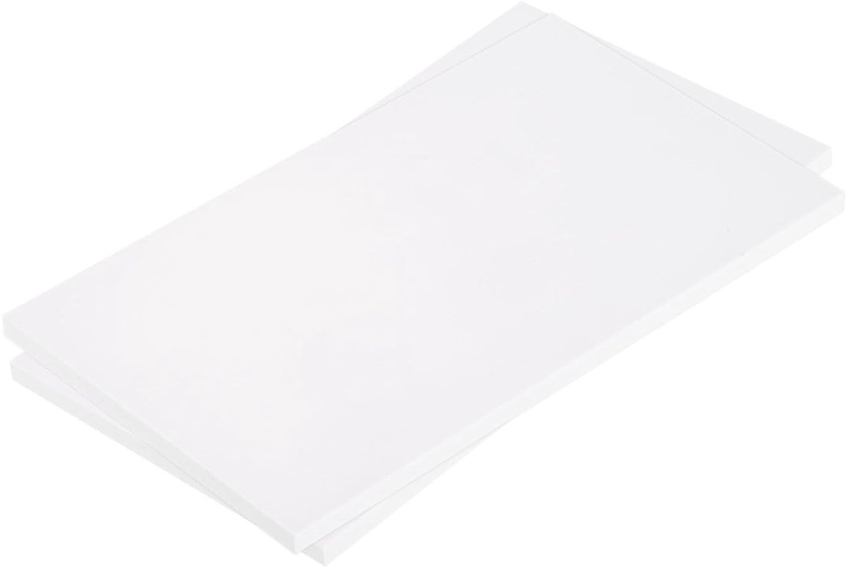 ABS kunststof plaat 7 inch x 4 inch x 0,24 inch styreenbogen ABS voor modelbouw DIY witte plaat 2 stuks