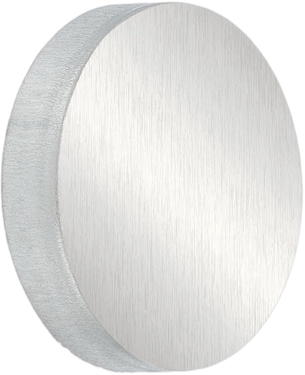 Aluminium schijf 6061, 1 stuk, plat, rond, van aluminium, 5,2 x 5,2 cm, voor industrieel handwerk en doe-het-zelf