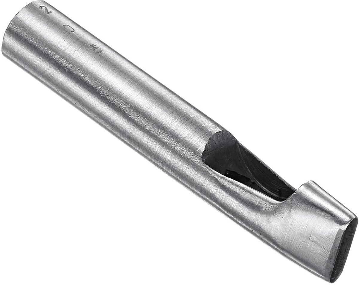 Punch, 5mm x 20mm Gat, 45# Staal Ovaal Vormgegeven Pakkinggereedschap - (Toepassingen: voor Leer DIY Leerwerkportemonnee)