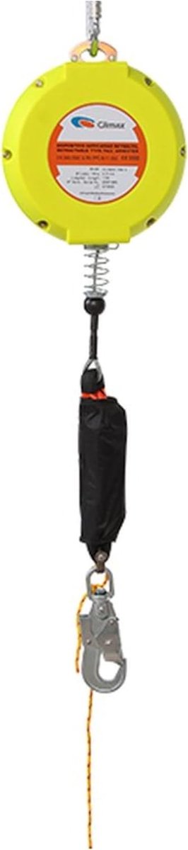 Valbeveiliging - 15 m - staalconnector - valstopper met automatische rem - SnelShoppen