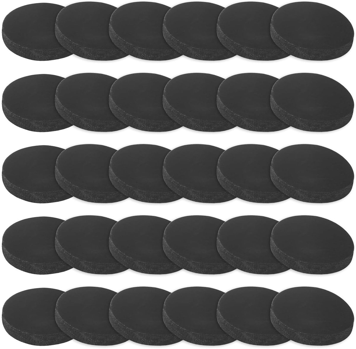 METERXITY 30 stuks rubberen schijven, 20 mm buitendiameter x 3 mm dikte anti-vibratie- ruisreducerende rubberen afstandschijven, afdichtbussen voor HVAC