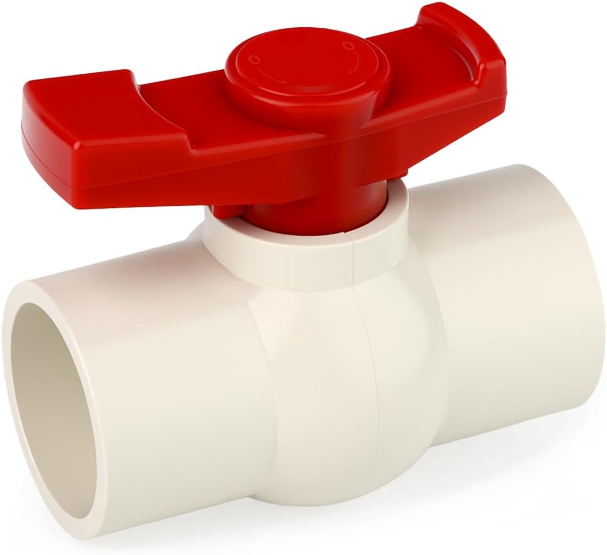1 stuks 50 mm PVC-kogelkraan afsluitklep voor zwembad, PVC-regelklepGO-349S