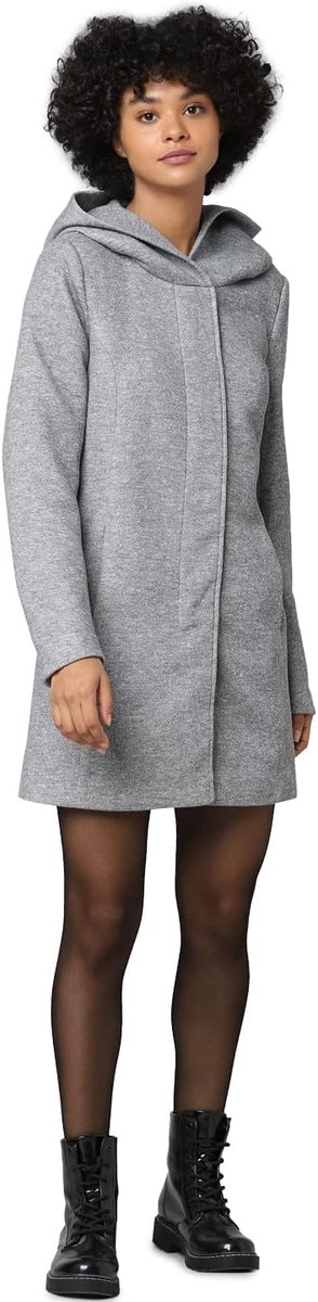 ONLSedona Light Coat Lange jassen zwart Street wear