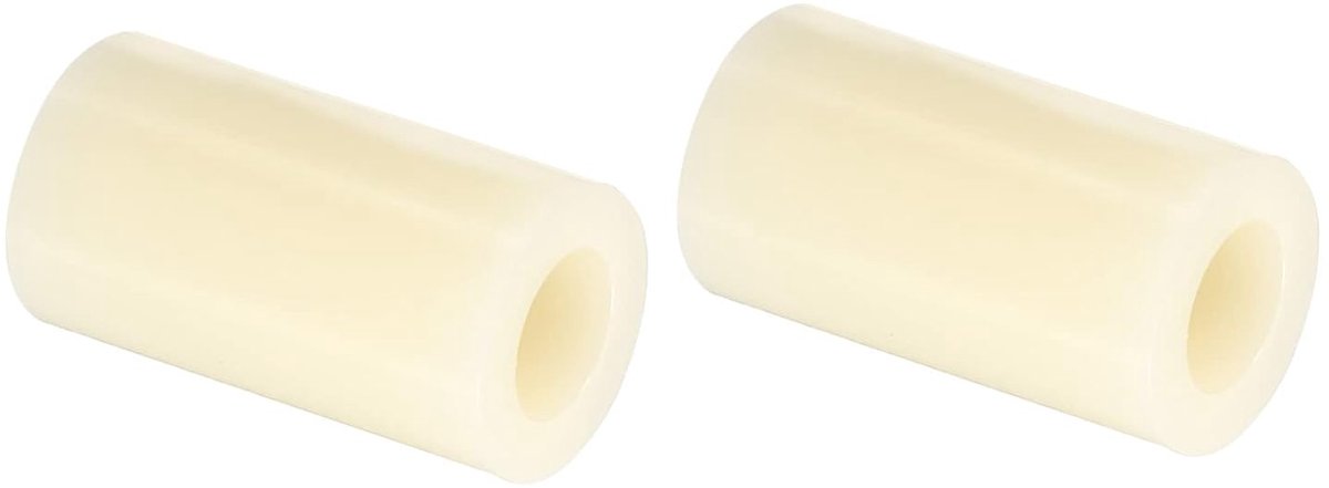 M6 Ronde afstandsring, 12 stuks nylon 6,2 mm ID x 11 mm OD x 20 mm L voor M6 schroeven blok 3D-printer tv wandmontage stopcontact, beige