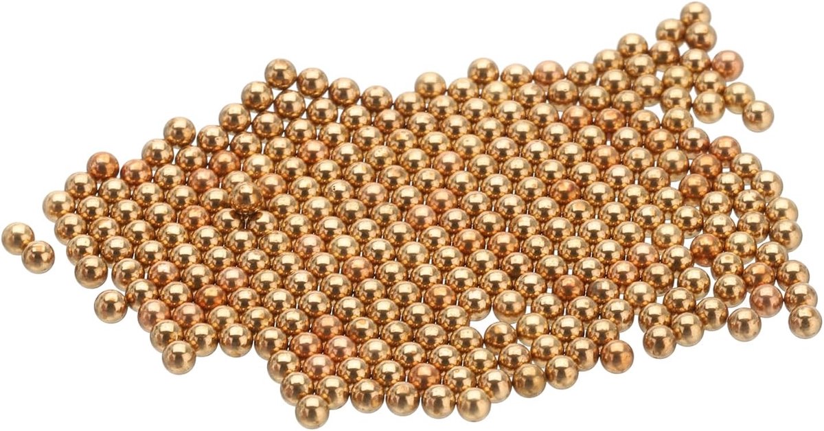 300 stuks 2 mm kogellagerkogels H62 messing G100 precisieballen voor industriële sferen, machines, auto's en doe-het-zelf
