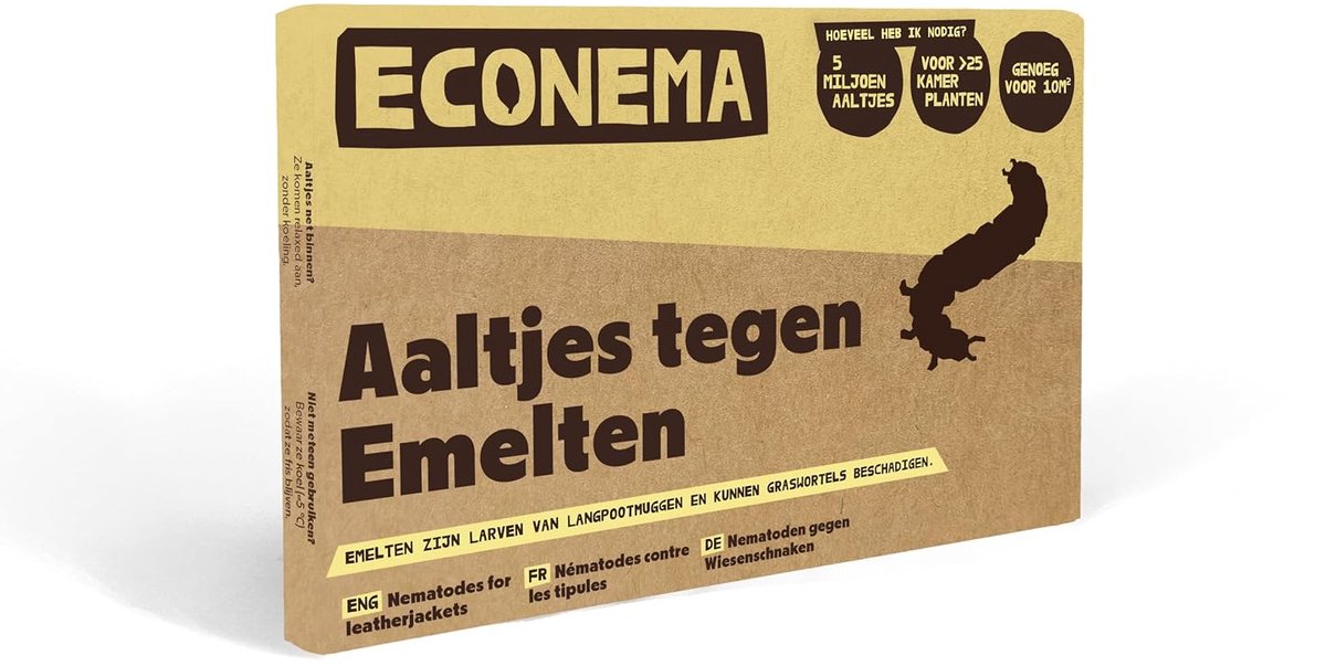 Aaltjes tegen Emelten - 1000 m2 - Biologische bestrijding - Voor een gezond gazon - SnelShoppen
