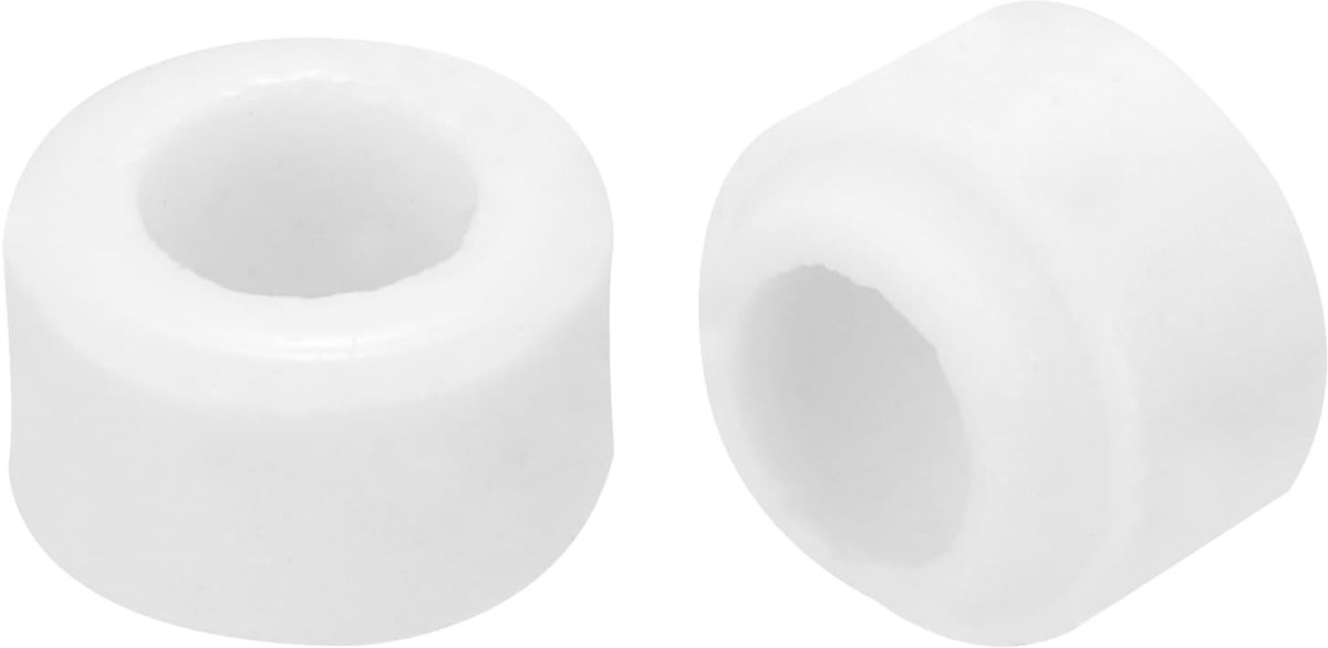 15 stuks keramische isolatieparels, 5,3 mm x 12 mm x 7 mm elektronische draadbundelisolatie hittebescherming rond gevormde keramische buis voor kabelbundel, draadbescherming