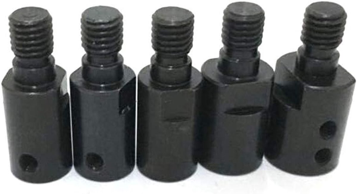1Pc 12MM Drijfstang 5mm Staal Motor As Koppeling Haakse Slijper Mouw Zaagblad Koppeling Aansluiten Adapter