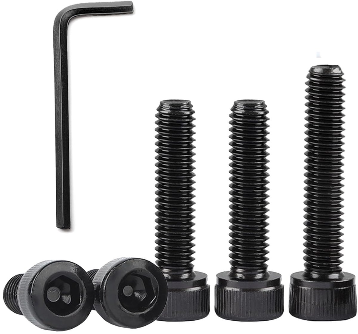 20 Stuks M3x30mm Cilinderkopschroeven Binnenzeskantschroeven Zwart | Roestvrij Staal A2 V2A 304,Platte Kopschroeven,Metrische Schroefdraad,voor Machinebouw,Meubels,Reparatie