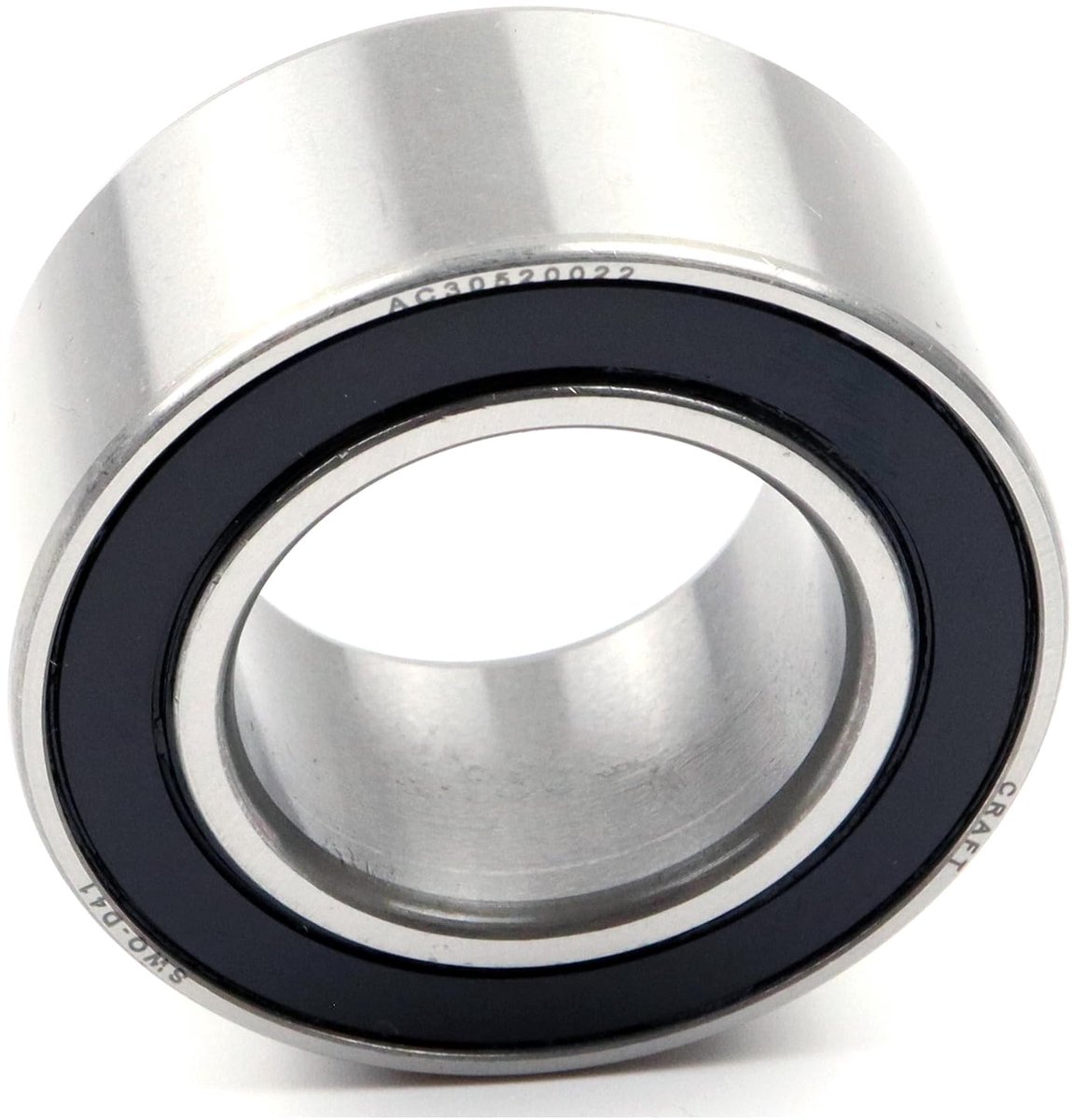 kogellager AC30520022 2RS 30 x 52 x 22 mm, DIN 628, dubbele rij, wrijvingsarm, afgedicht lager voor radiale en axiale belastingen, ideaal voor industriële en