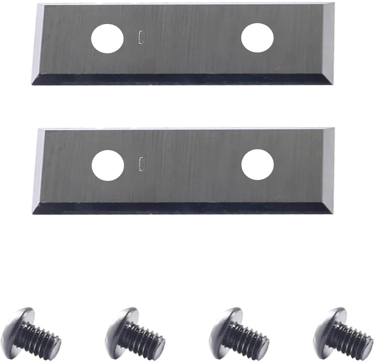 2 stuks, 30x9x1.5mm, 4-snijkanten draaimes met hardmetalen inzetstukken (als vervanging) voor wisselplaten boordfrees