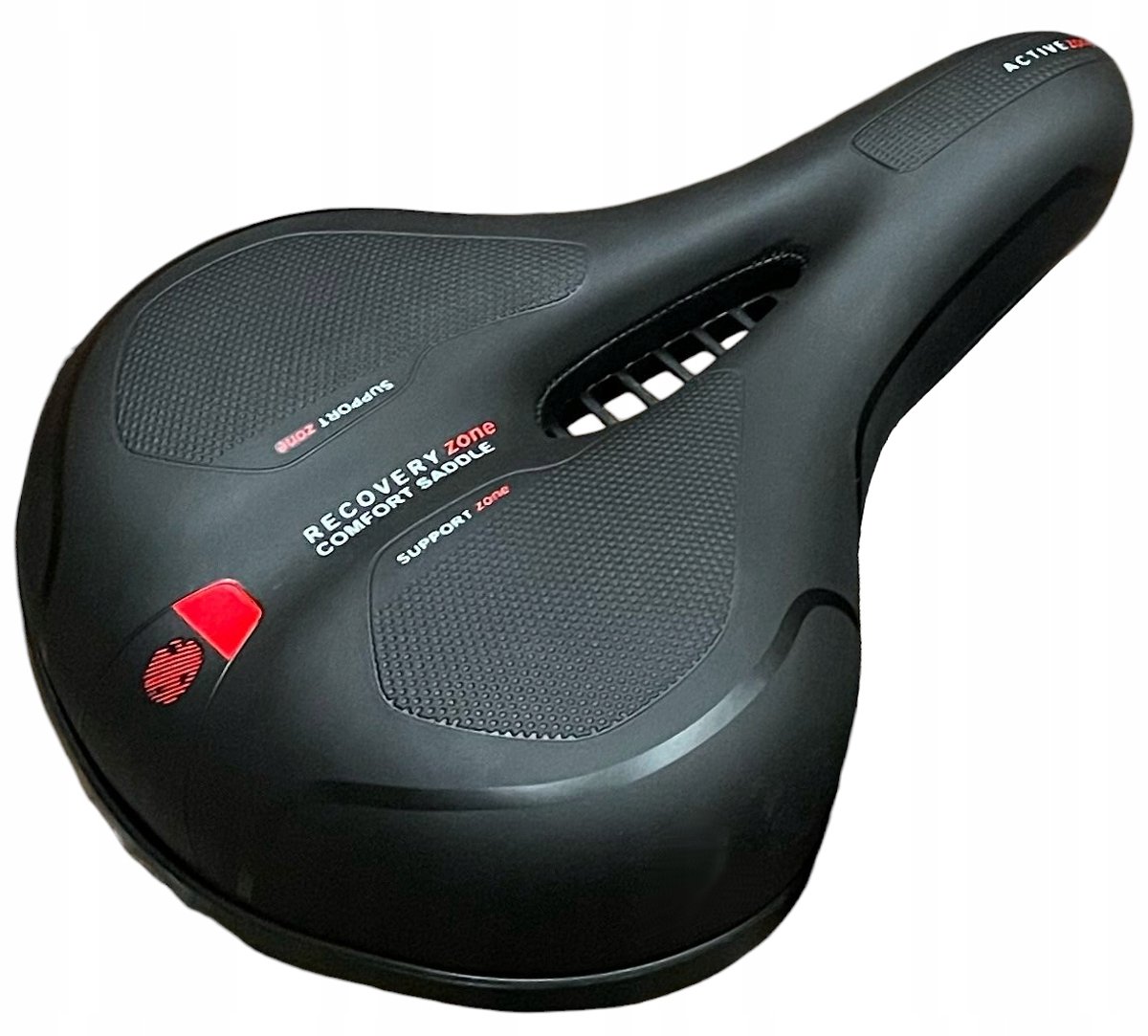 Comfortabel Fietszadel met Opening - 255x180mm - Zwart