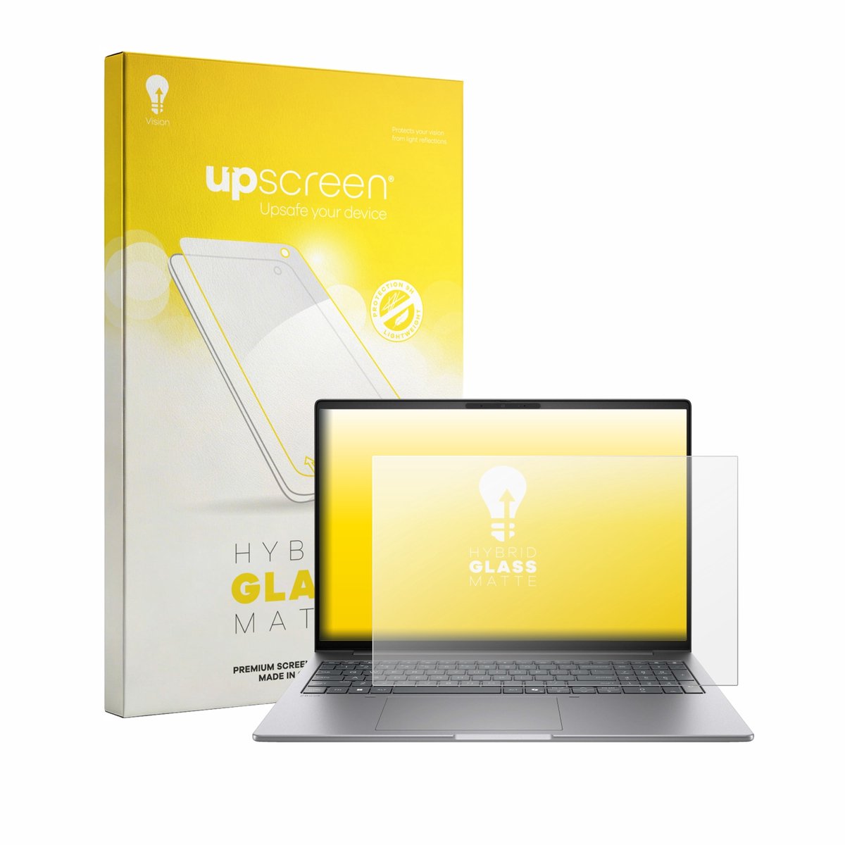 upscreen - Screenprotector voor HP Zbook 8 G2i 16" - Folie Beschermfolie Beschermglas matte