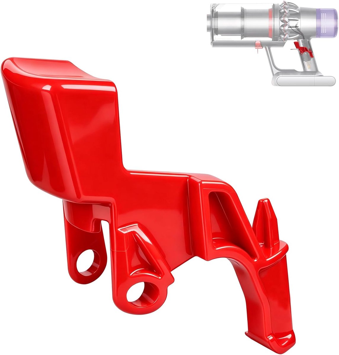 Triggerknop stofzuiger V15 V11 - Click-in versie - Compatibel met Dyson - Eenvoudige vervanging - ShopVlot